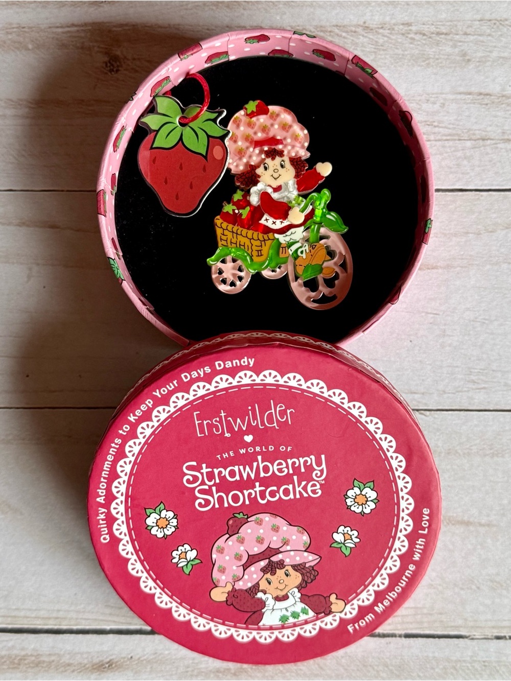 Erstwilder x Strawberry Shortcake Strawberry Adventures Await Brooch 1st Release